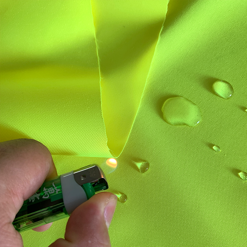 DPX-300FR Fireproof and Waterproof  Fluorescent Yellow Fabric